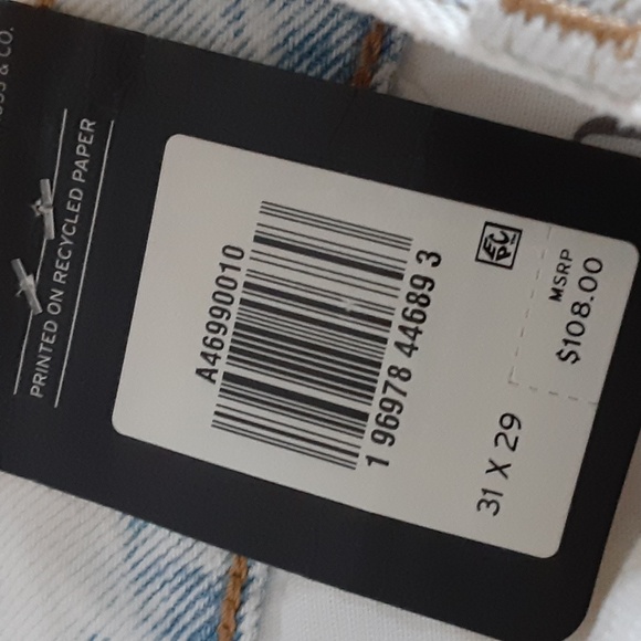 Levi's 591 81 High Rise Loose thru Hip Tapered Leg 31x29 - Picture 9 of 12